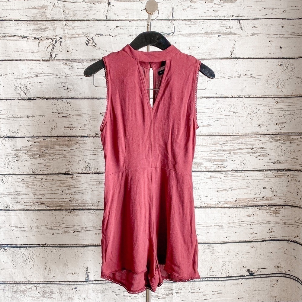 NWT Kendall and Kylie Burgundy romper